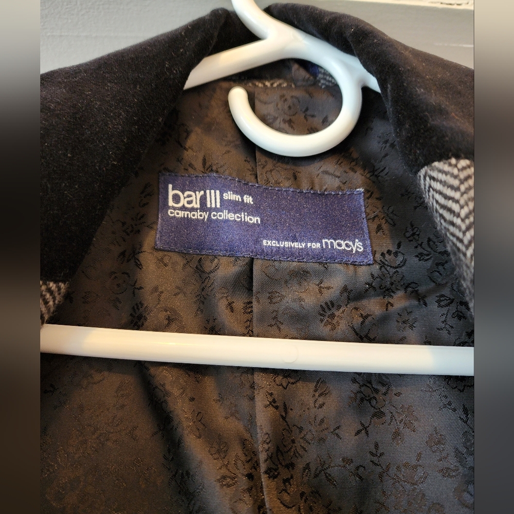 BarIII men's 3/4 trench thick winter coat. - Picture 3 of 8
